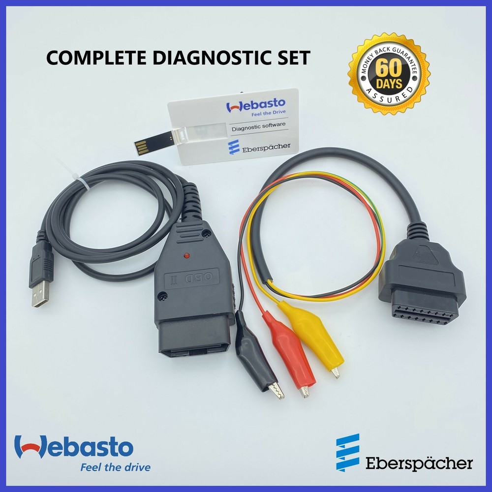 WEBASTO v2.16  USB INTERFACE DIAGNOSTIC HEATER Thermo Test E P Z C V