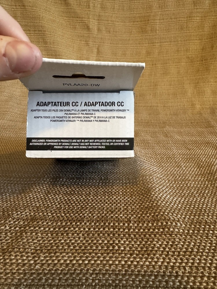 POWERSMITH® Voyager DC Battery Adapter for 20-Volt DEWALT Battery Pack
