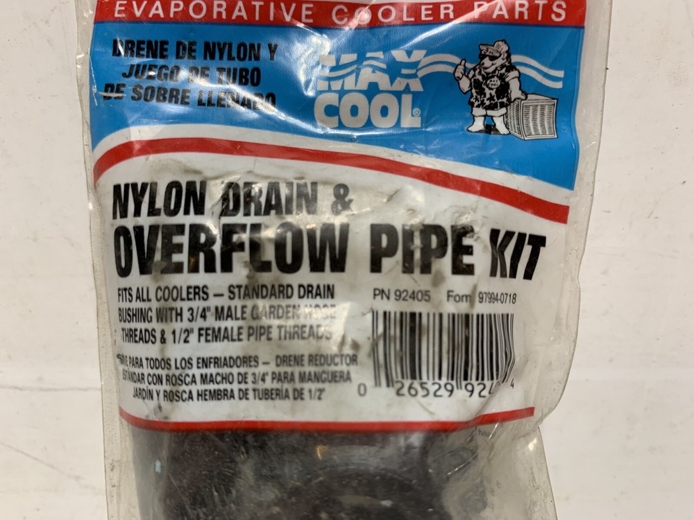 Dial 92405 Nylon Drain and Overflow Pipe Kit