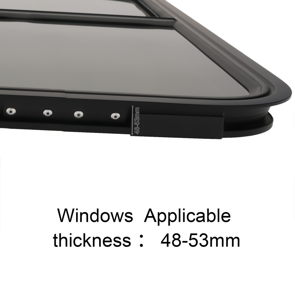 Trailer Window Vertical For RV Camper Teardrop Cargo Vertical Sliding Windows