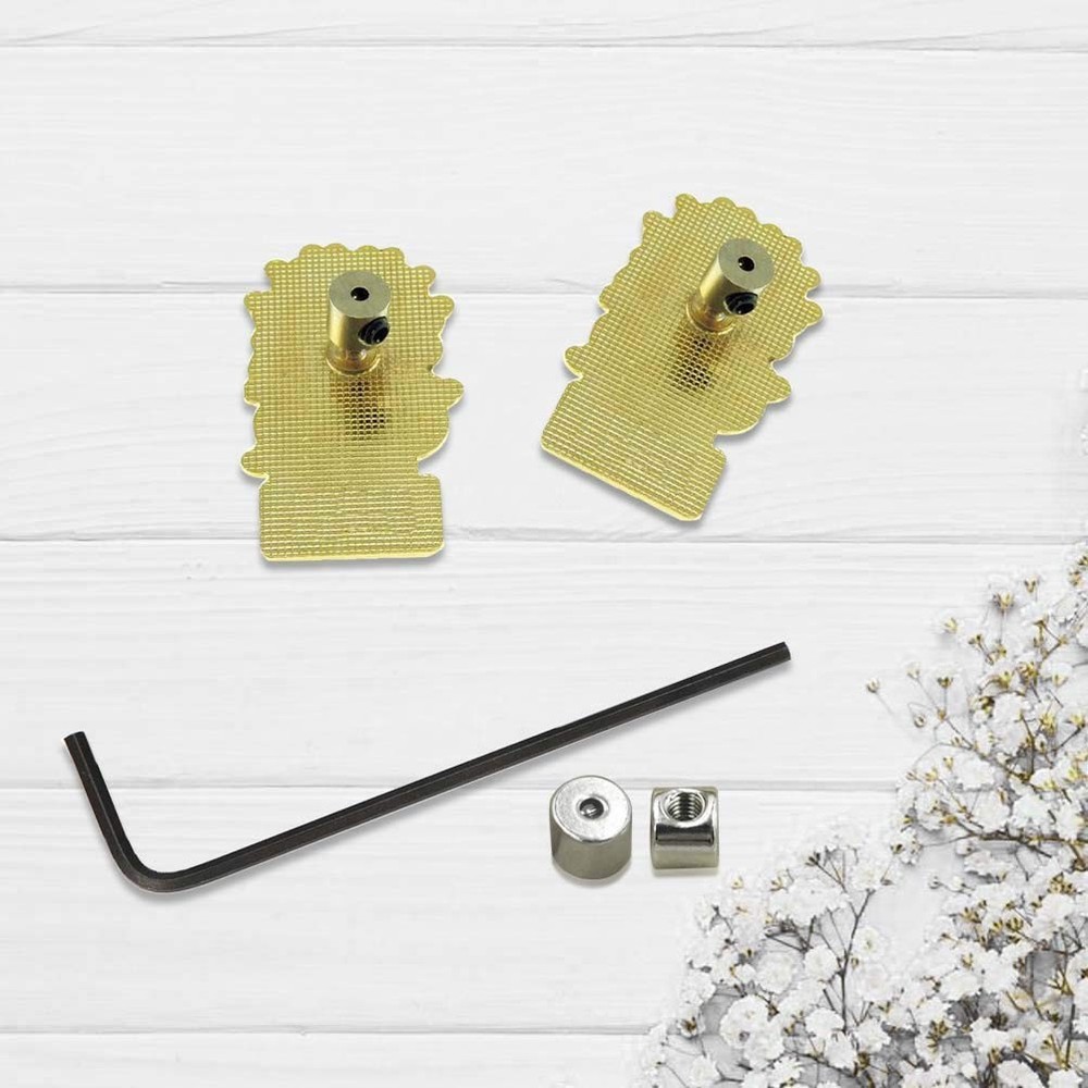 120 Pcs Pin Locks Pin Backs Locking Clasp Bulk with Wrench, Locking Pin Keepe...