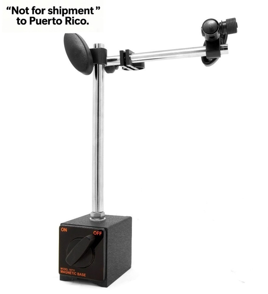 Industrial-Strength Adjustable Magnetic Base for Dial Indicators