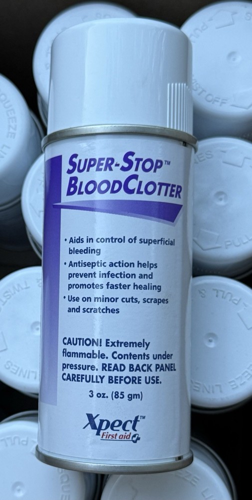 Super Stop Blood Clutter 3 oz Spray Xpect First Aid