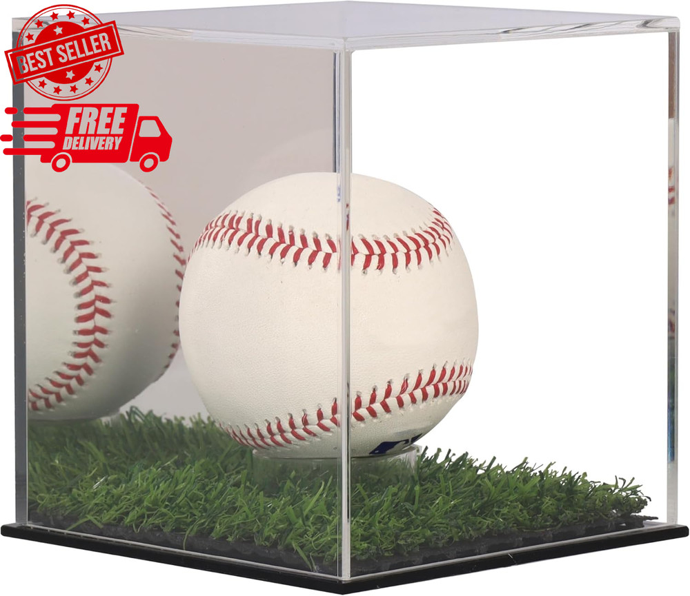 Pro UV Protected Arcylic Softball Display Case Baseball Display Case Stand Champ