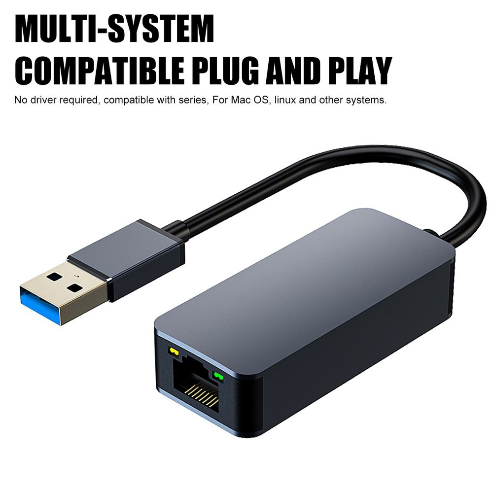Plugable 2.5G USB Ethernet Adapter To 2.5 Gigabit RJ45 LAN Network Adapter*Cable