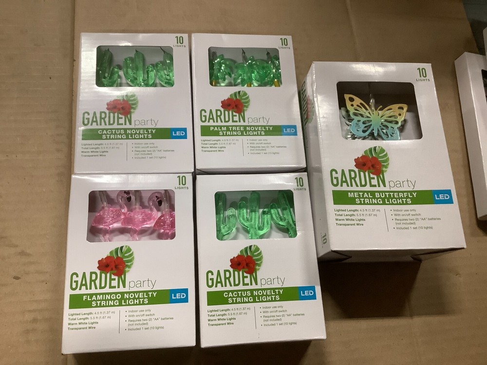 Garden Party String Light Set of 5