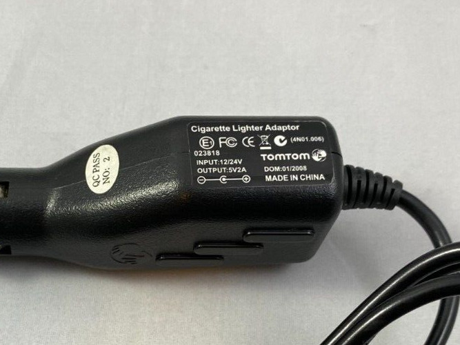 TomTom Cigarette Lighter Adapter 4N01.006 12/24V 5V2A