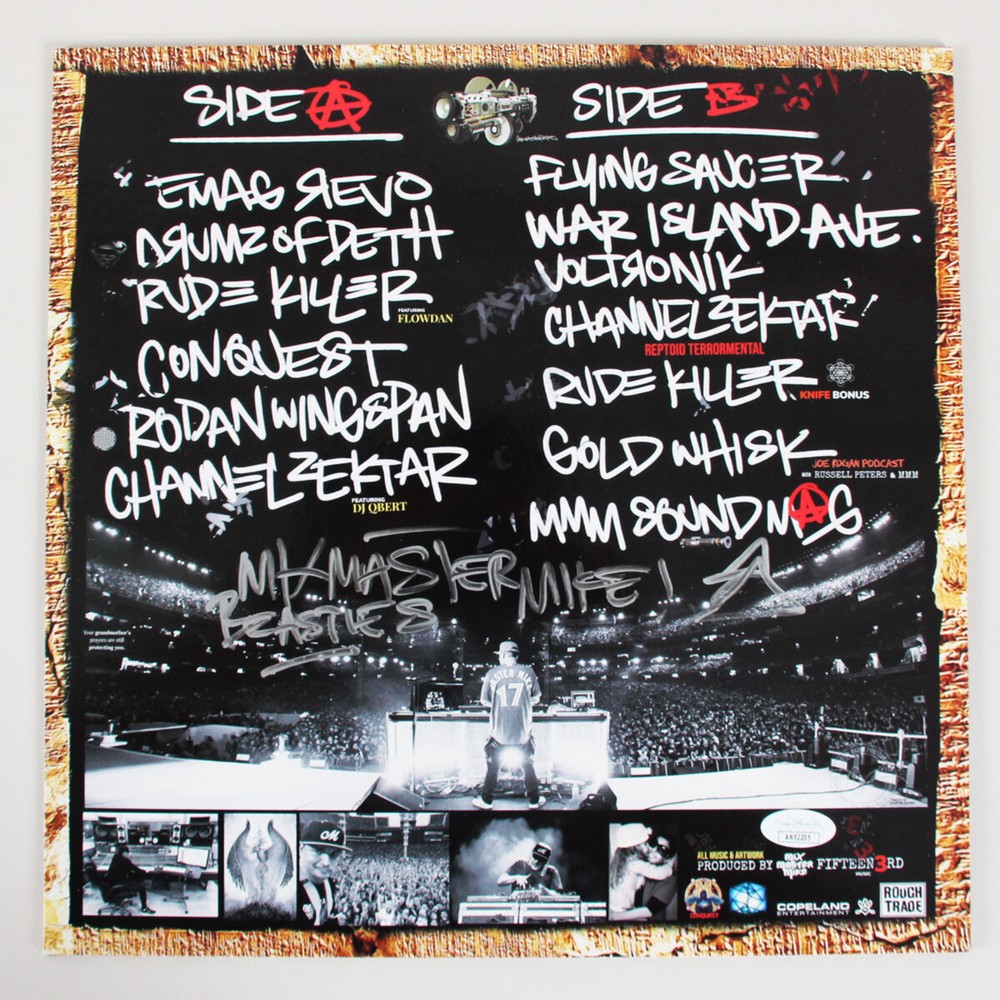 Mix Master Mike Signed Record Album Conquest Signed Twice! - COA JSA