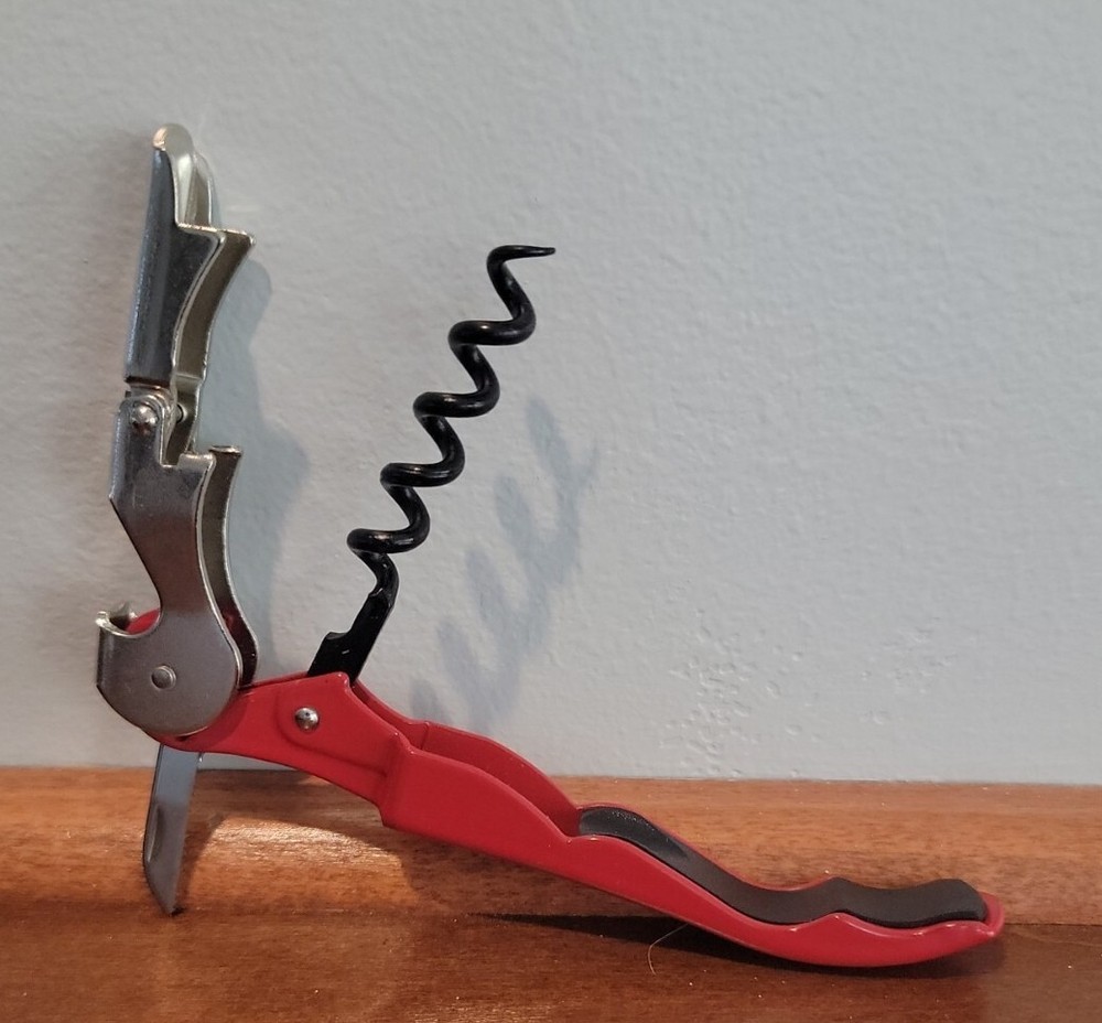 Bar Key Pulltaps Double-Hinged Corkscrew Wilson Daniel's Red Wine Opener