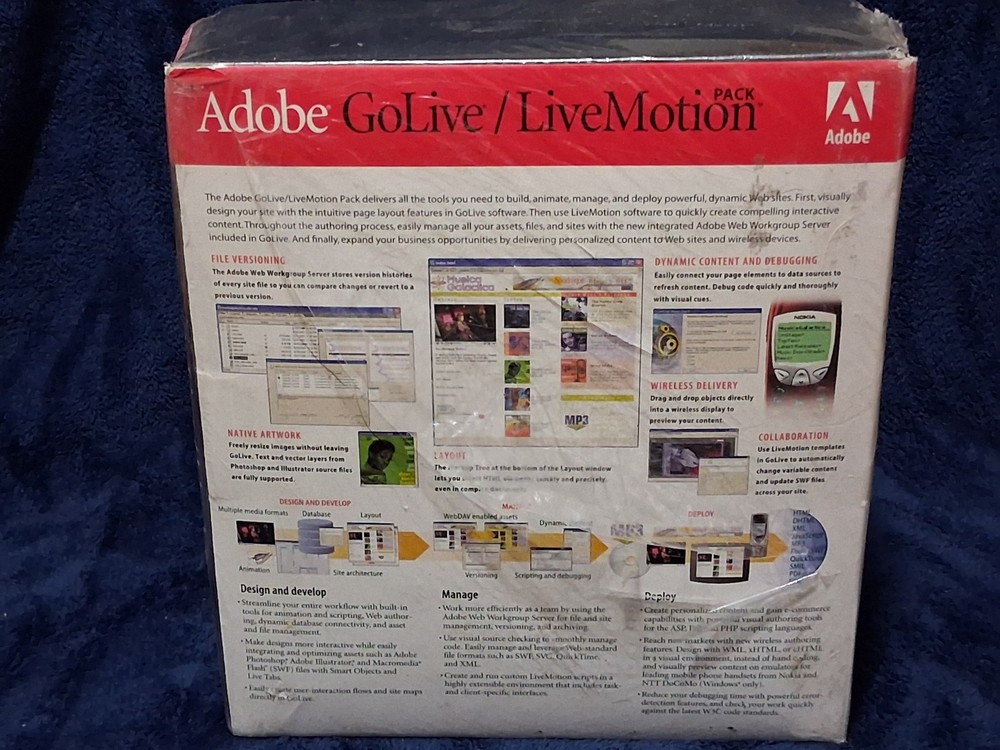 Adobe Go Live/Live Motion Pack Windows Education Version NIB