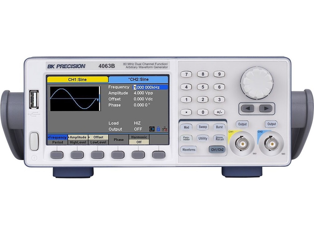 B&K Precision 4063B - 80 MHz Dual Channel Function/Arbitrary Waveform Generator