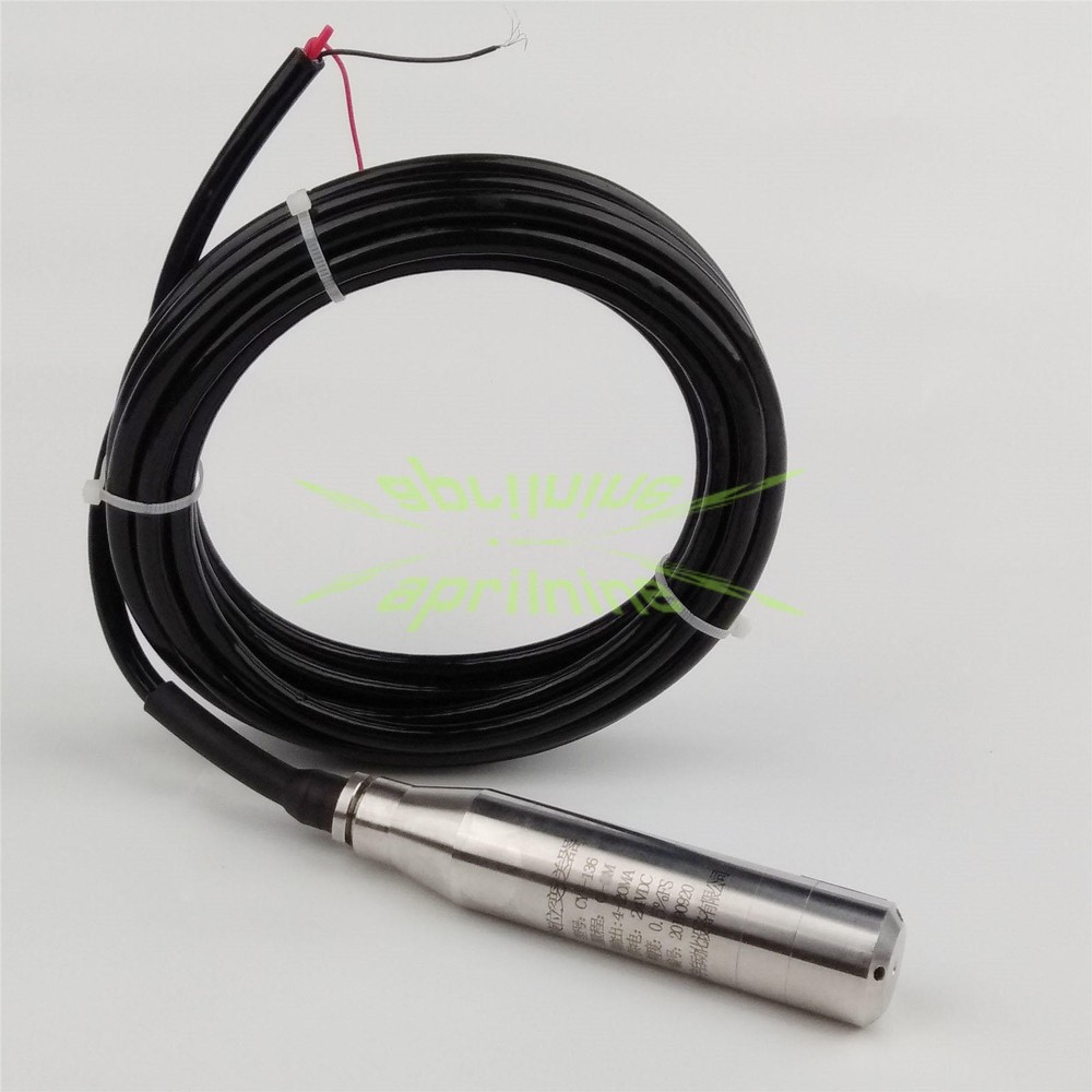 4-20MA 1.0m Range Water Level Transmitter Liquid Level Transducer Sensor