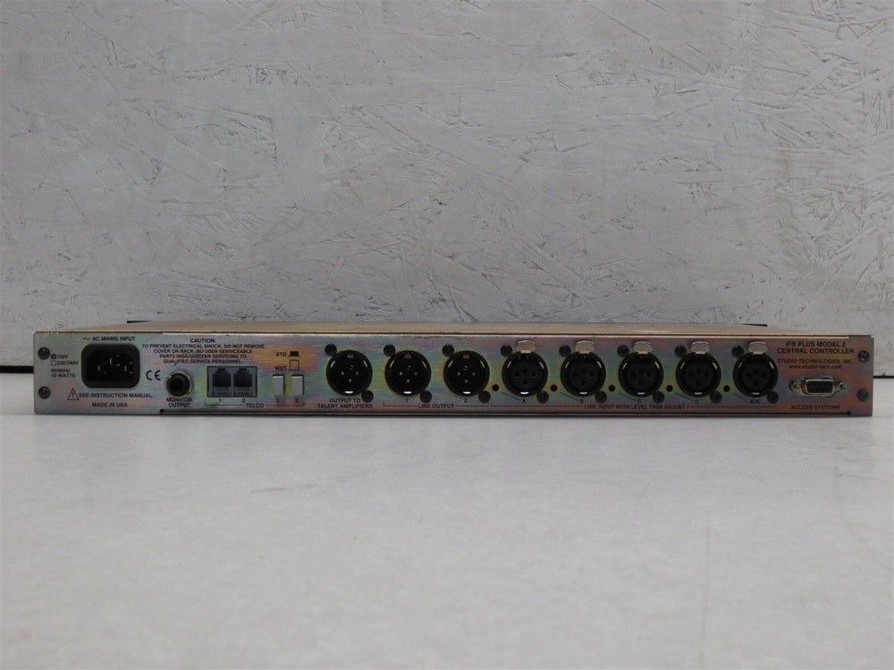 STUDIO TECHNOLOGIES MODEL 2 IFB PLUS SERIES CENTRAL CONTROLLER INTERCOM