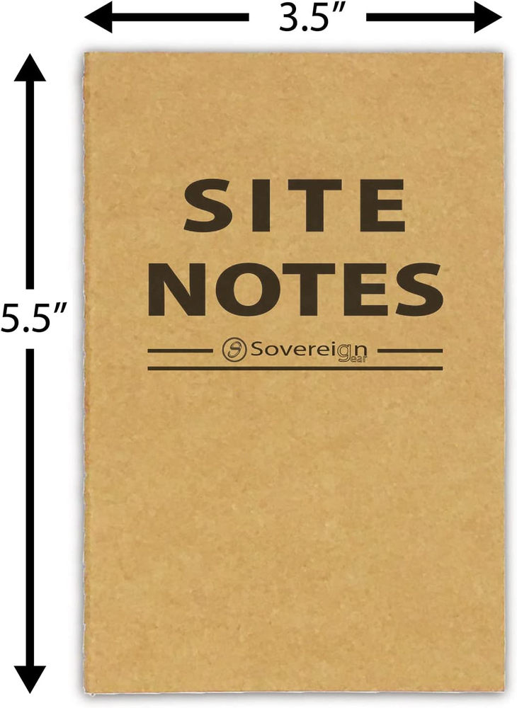 Field Notes Notebooks 5 Pack | Small Field Memo Book Notepad Refill Universal