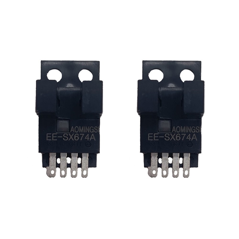 2 pcs EE-SX674A EESX674A Micro Photoelectric Sensor Replacement for Omron