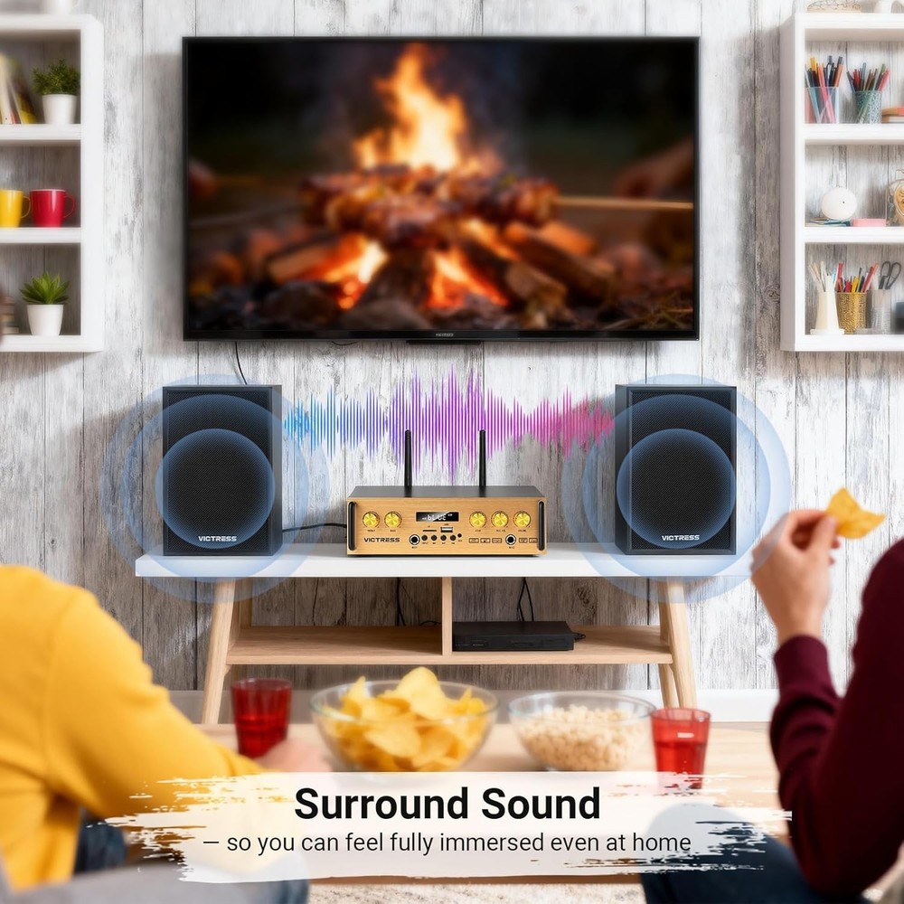 Computer Soundbar, USB Powered Wired PC Speakers with 3.5mm AUX, Basic & Clear S