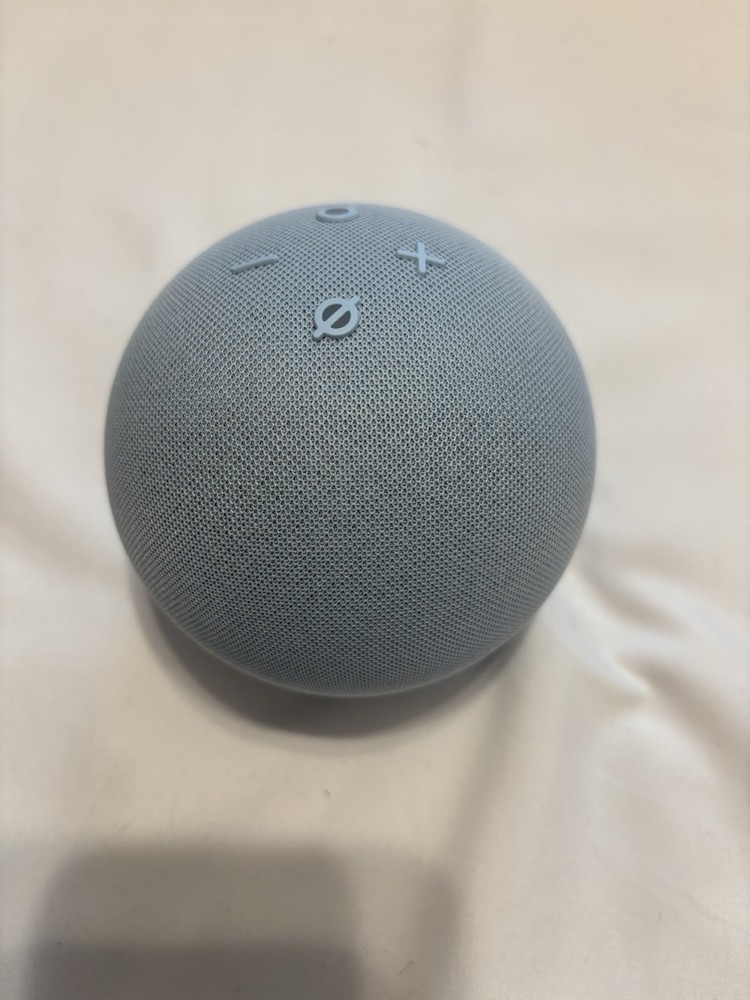 Blue Amazon Alexa Echo Dot LED Clock Smart Speaker