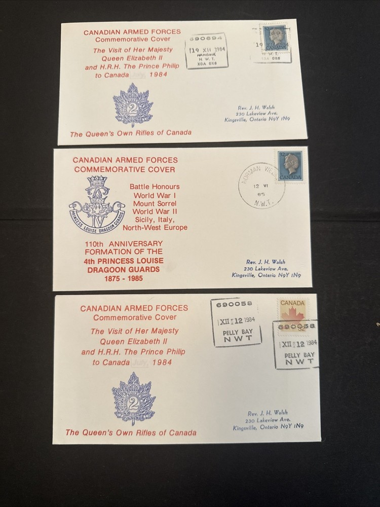 40x NWT / Arctic Canada Covers - Canadian Armed Forces incl Pilot Signed