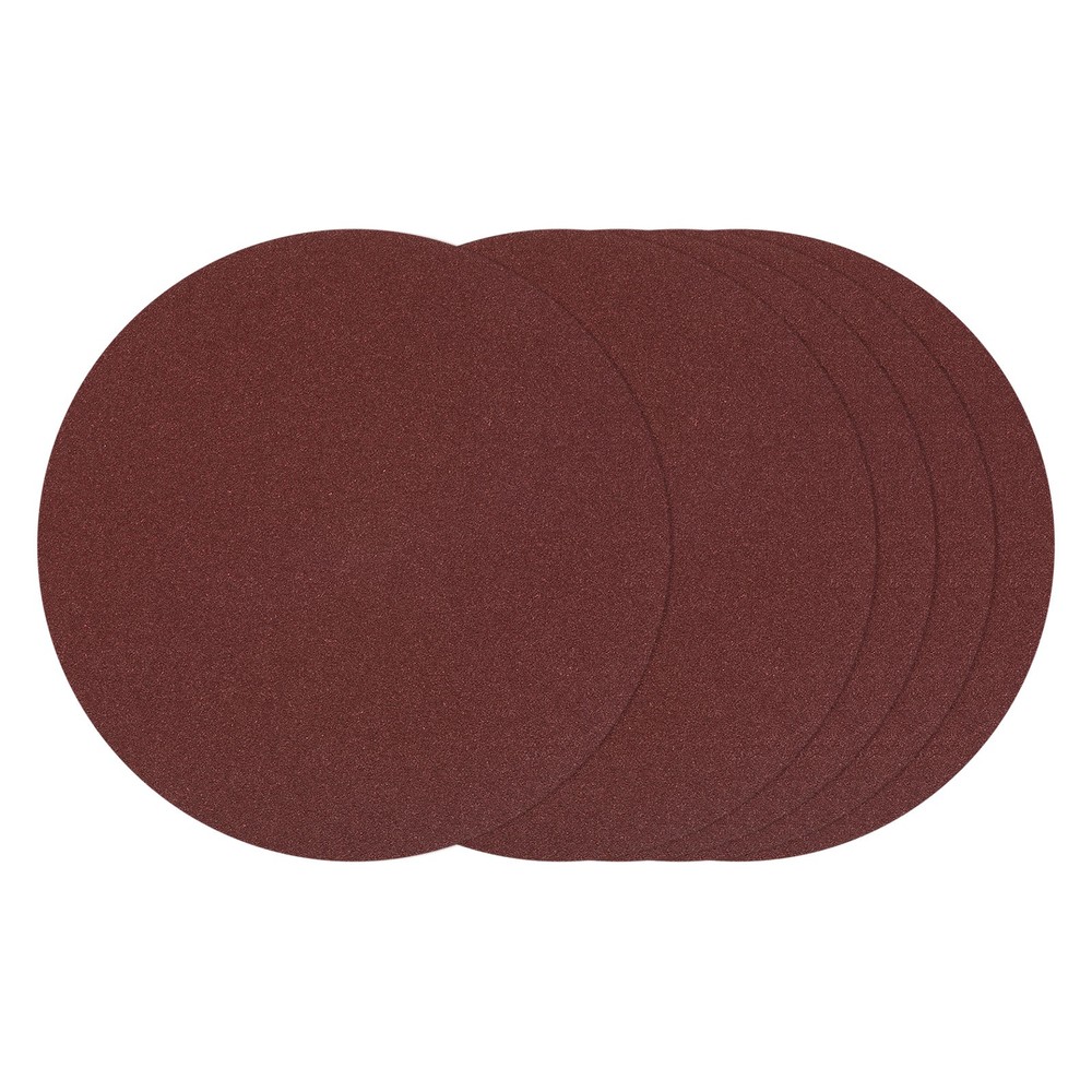 10 Pcs Sanding Disc 8 Inch 40 Grit Hook and Loop Random Orbital Sandpaper, Red