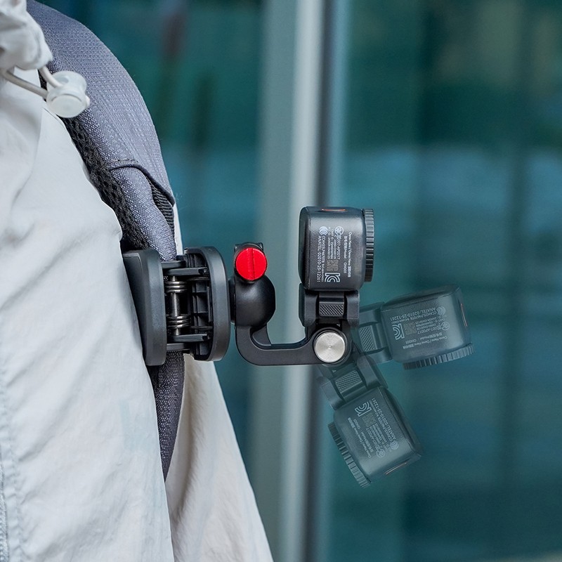 Magnetic Quick Release Backpack Clip for DJI Insta360 Action Camera Bracket Base