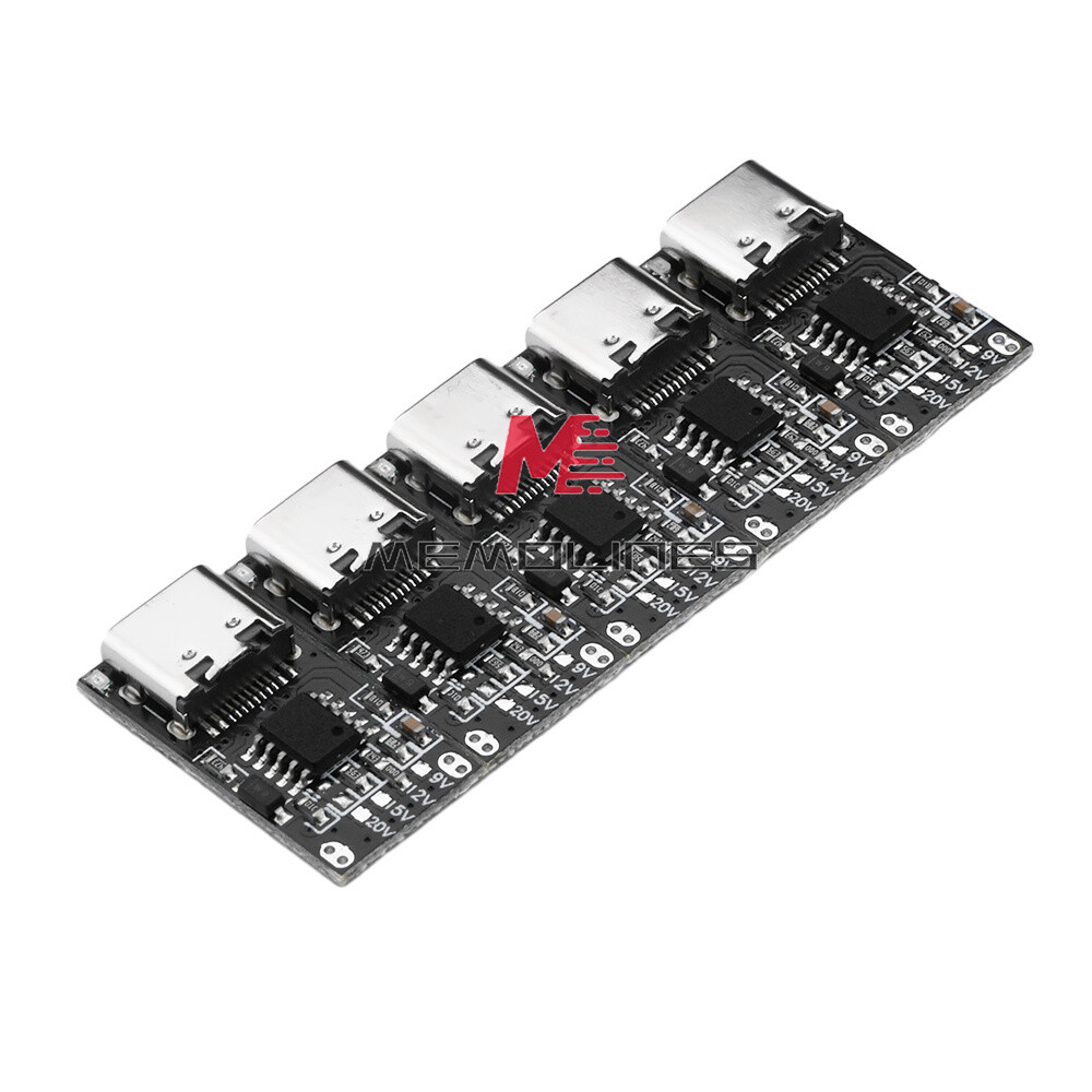 5PCS PD/QC Decoy Board Fast Charge USB Boost Module Type-C Fast Charging Module