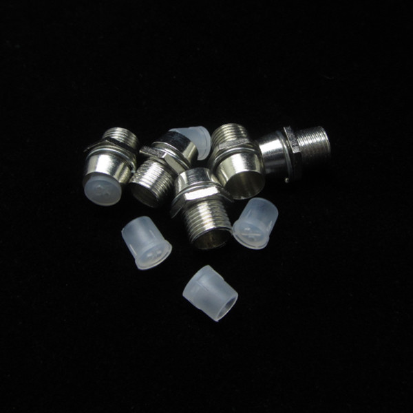 50 x 3mm Round LED Light Holder Copper Metal Bezel Panel Display Silver Base