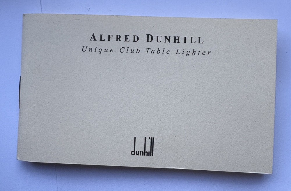 Boxed Dunhill Unique Club ‘Fluid’ Table Lighter - Overhauled