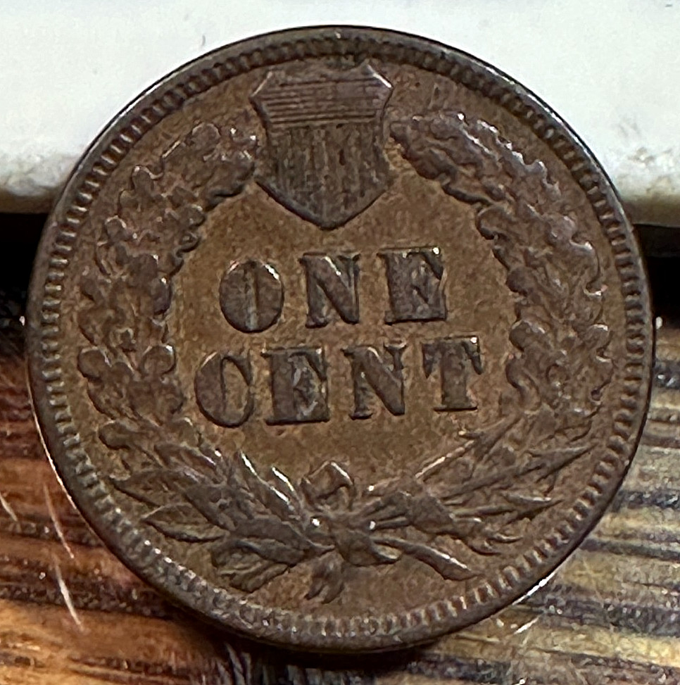 1893 Indian Cent Nice Original XF+ CHRC