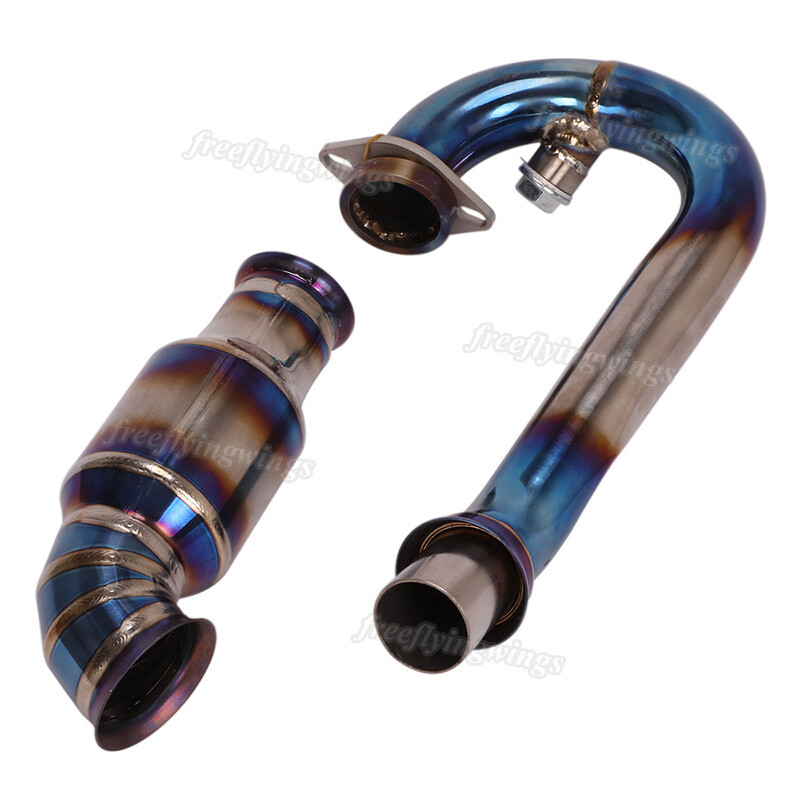 Titanium Header System Exhaust Link Pipe Modified For Duke 250 390 RC390 2017-20