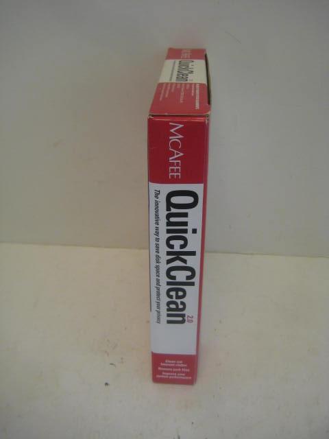 NEW McAfee QuickClean 2.0 PC Improve Performance Save Disk Space Protect Privacy