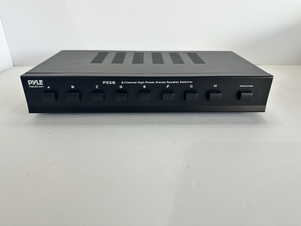 PYLE PSS8 High-Power Stereo Speaker Selector (8 Channels)