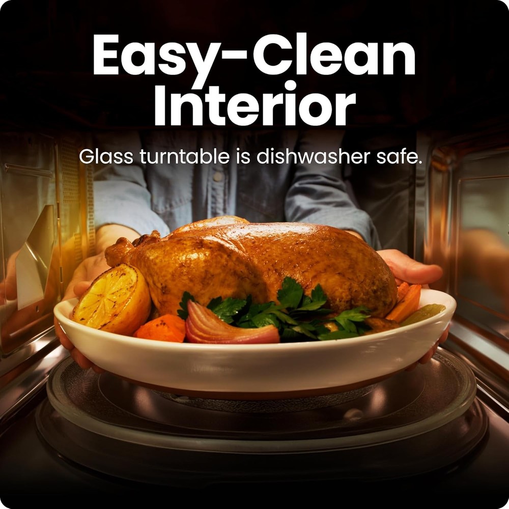 Digital Microwave Chefman 1.1cuft 1000W Stainless