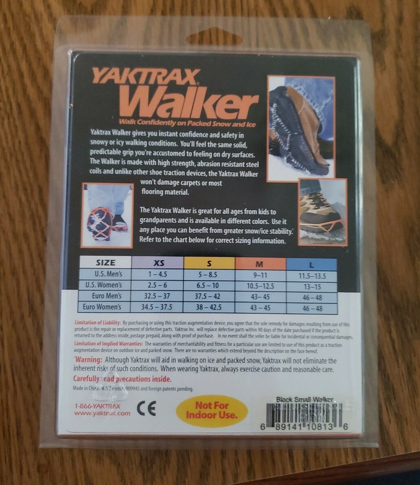 Yaktrax Walker Size Small NIB
