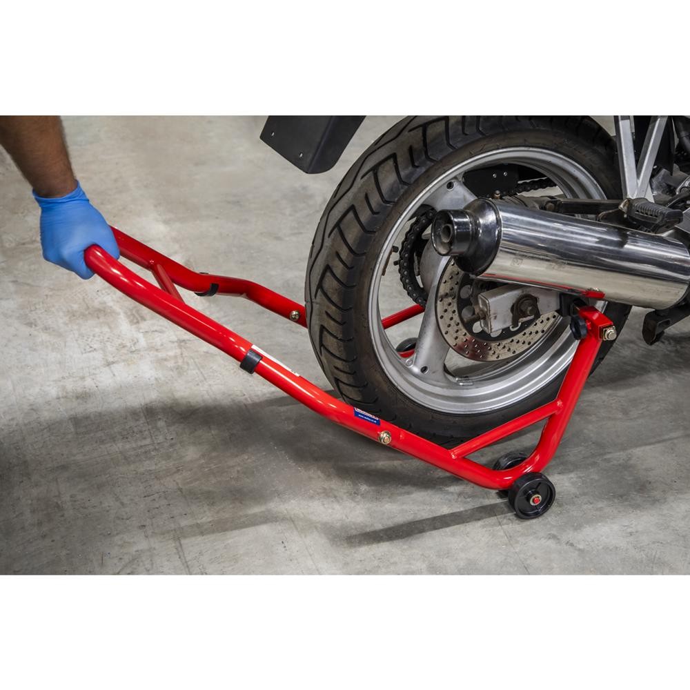 Sealey Universal Rear Paddock Stand and Rubber Supports
