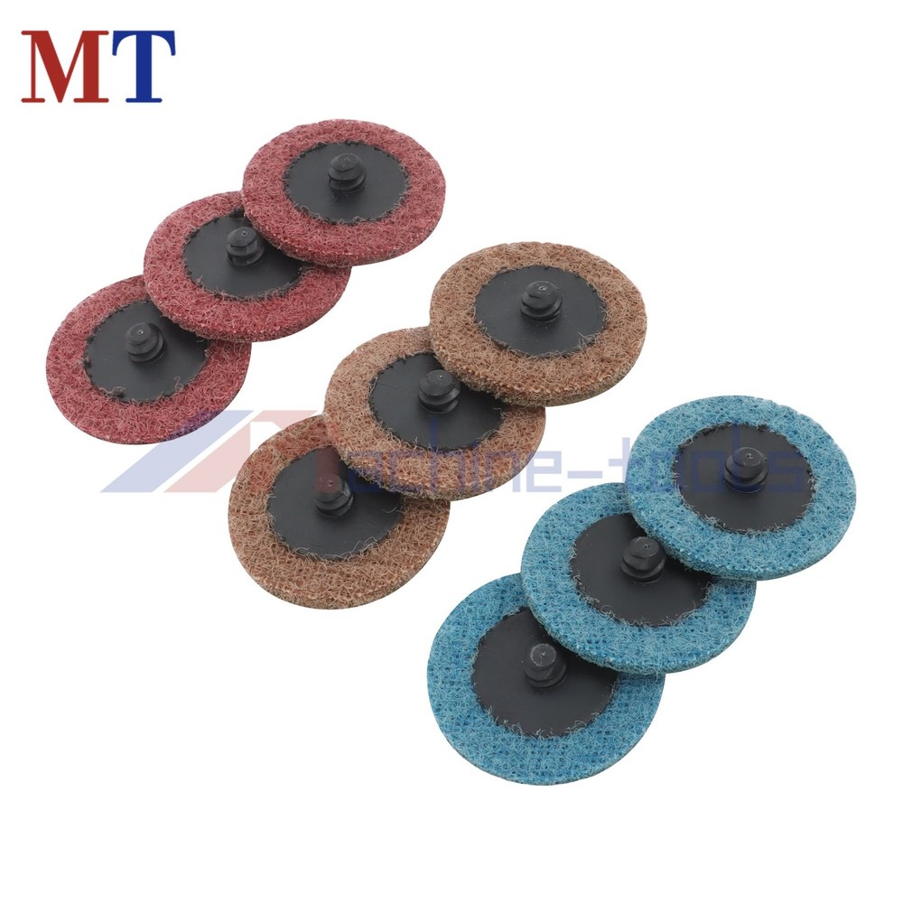 2" Surface Conditioning Sanding Discs Quick Change Fine Medium Coarse - 150 Pack