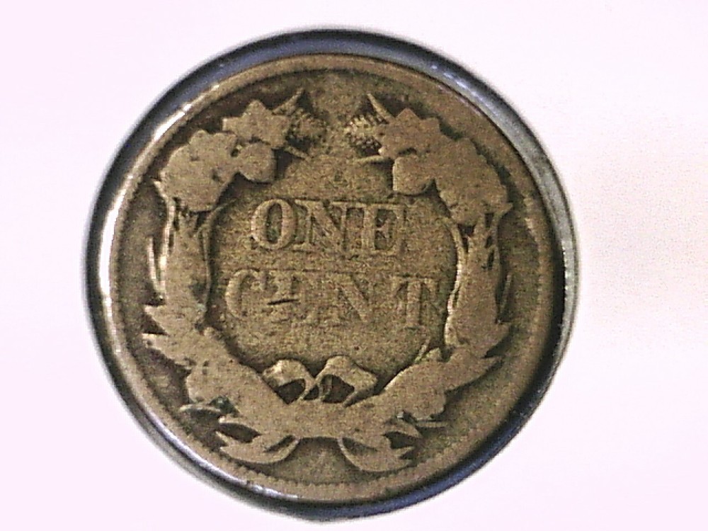 1857 Flying Eagle Cent Genuine Raw Ungraded 01012