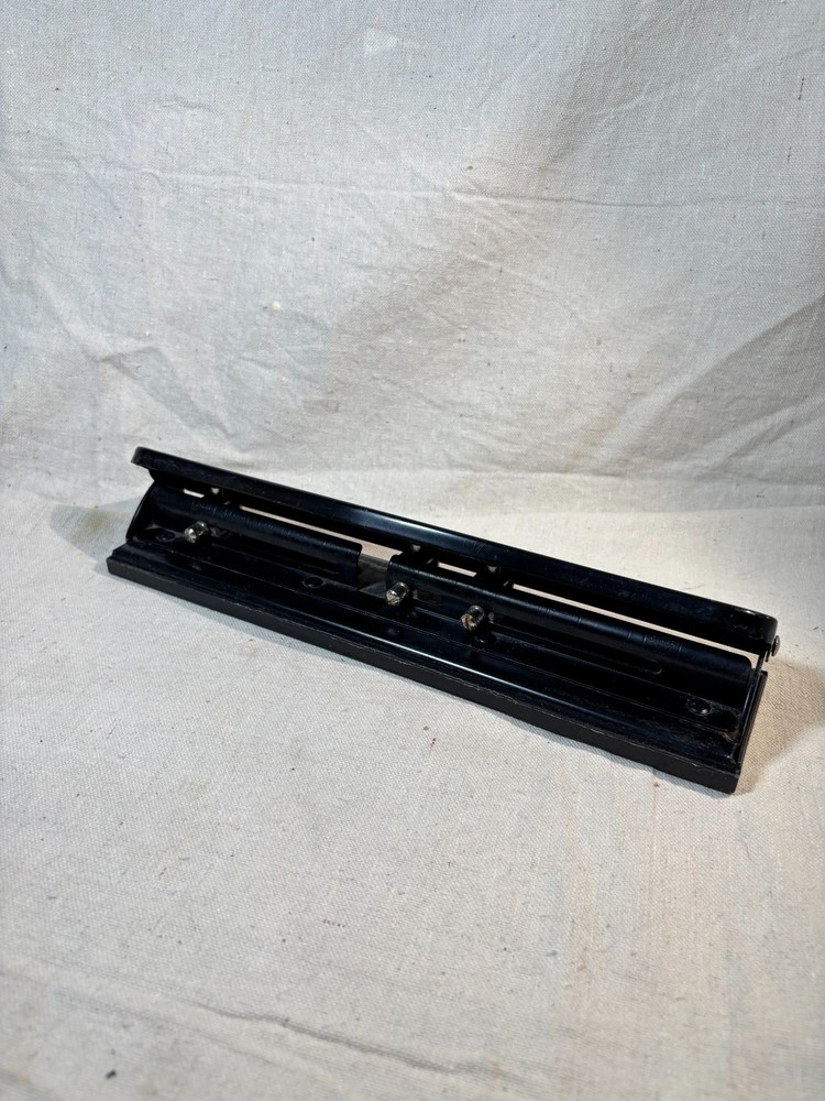 Unbranded/Generic 3-Hole Punch 11.5'' Black Tested/Works Adjustable
