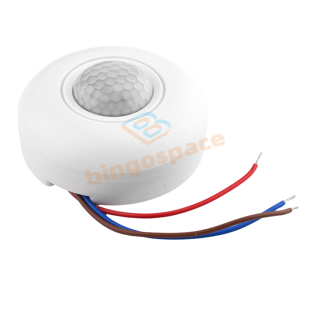 AC85-265V Infrared PIR Motion Induction Sensor Switch For LED Ceiling Light