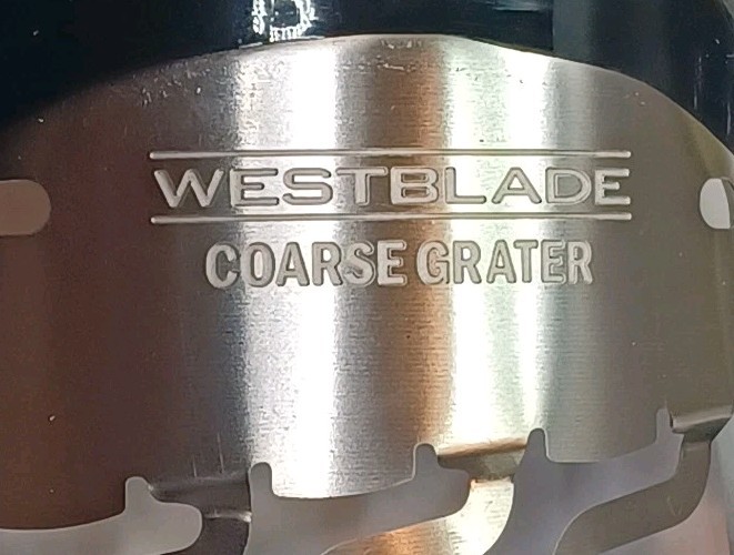 SABATIER Westblade Course Handheld Grater, W/ Cushioned Blk Handle