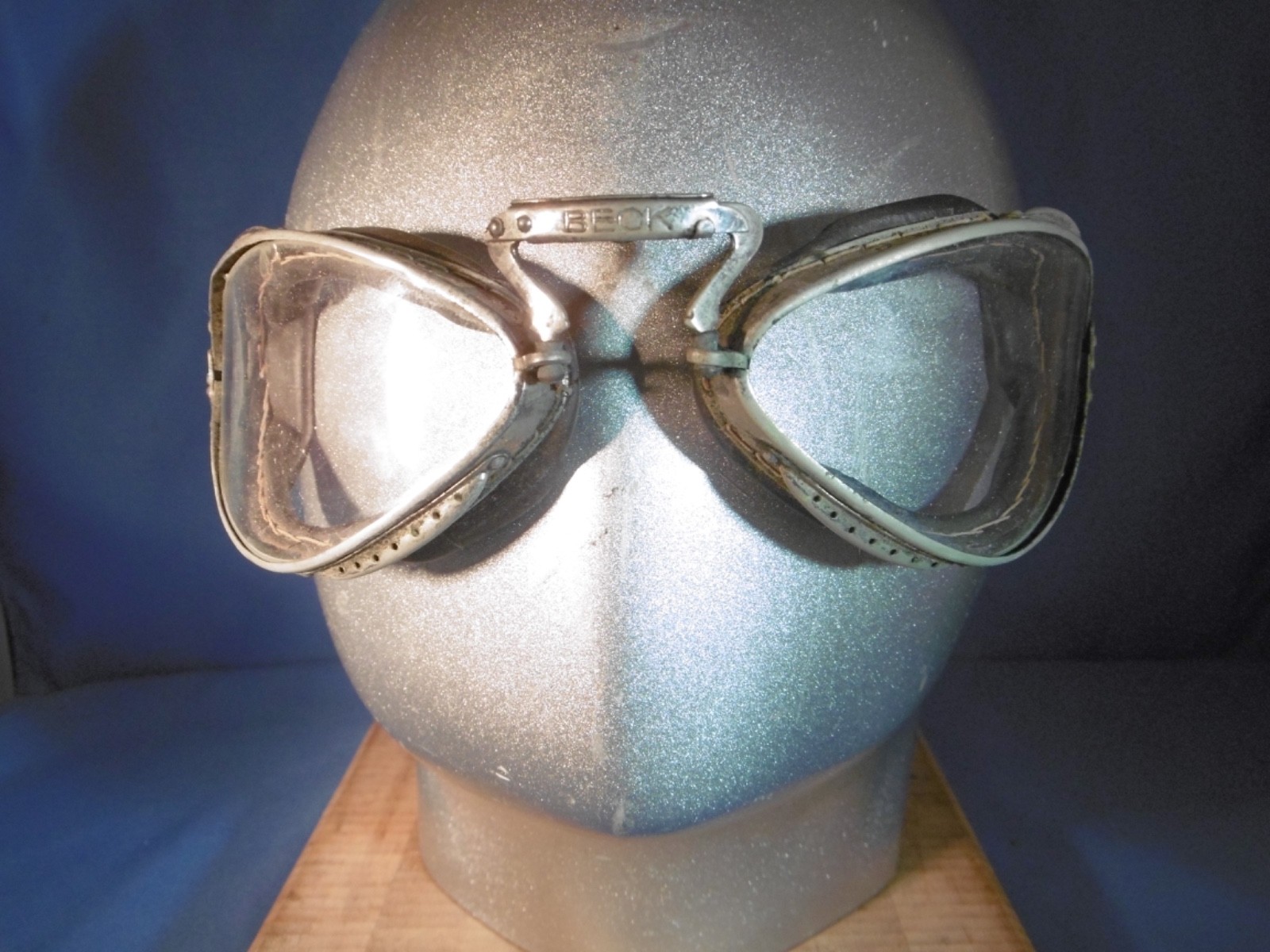 1910 - 20 BECK Goggles Aviator Pilot Italy Torino War Motorcycle