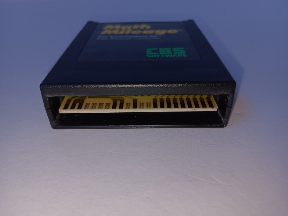 Commodore 64 Math Mileage Computer Game Tested/Works CBS Software