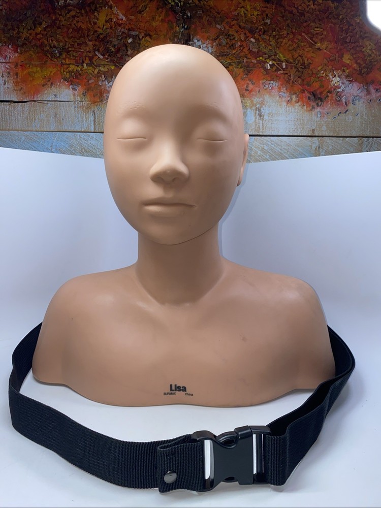 Lisa Massage Training Head Shoulders Burmax Mannequin With Strap