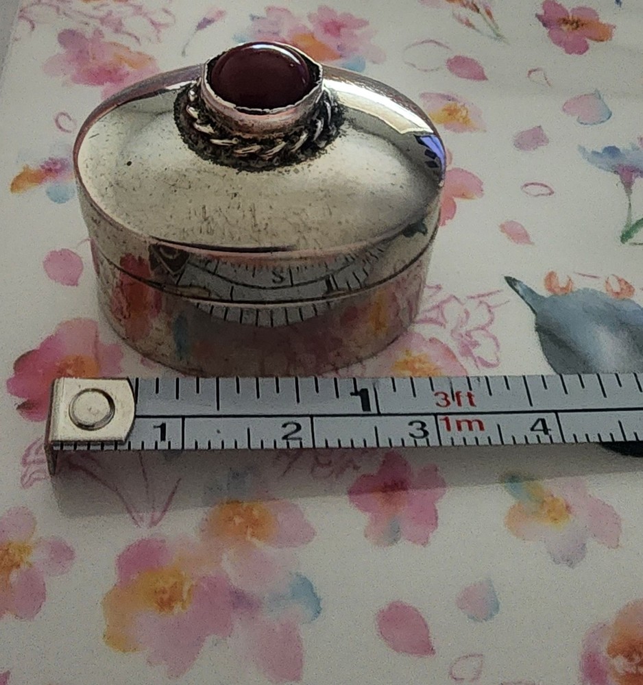 Sterling Silver Taxco Mexico Pill Box