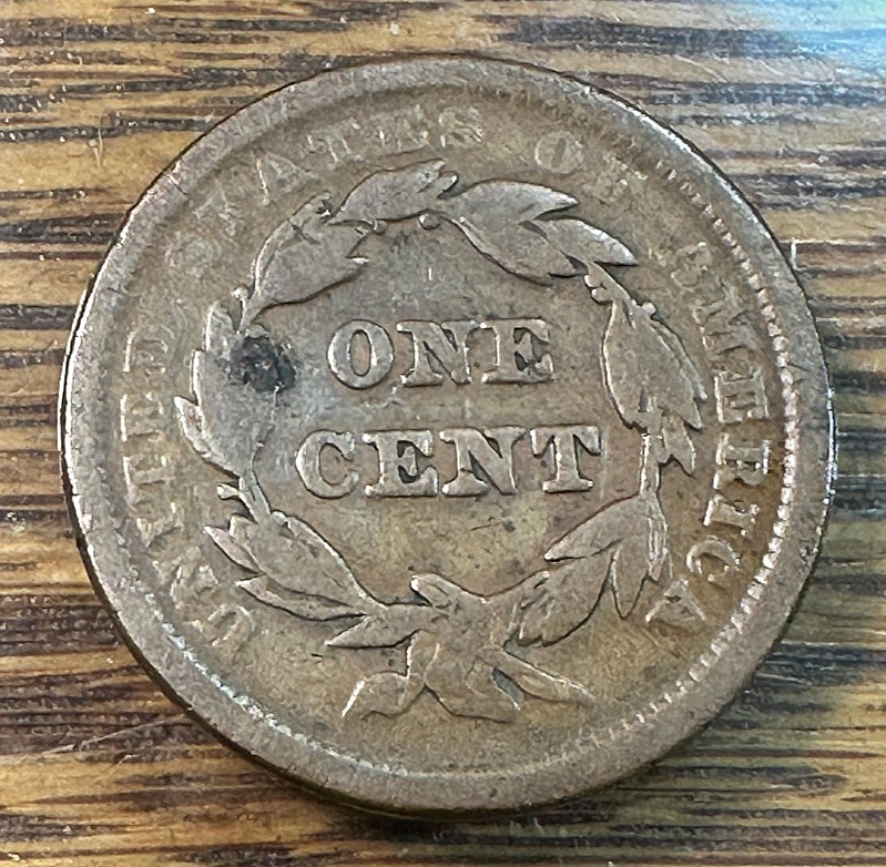 1843 Large Cent Nice Original Good CHRC