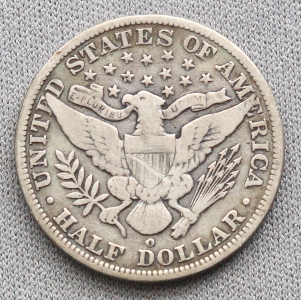 1892 O Barber Half Dollar - BHA102