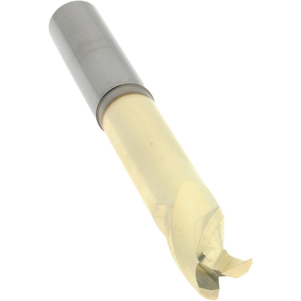 Accupro 1/2" Diam 3 Flute Single End Solid Carbide 0.06" Corner Radius End Mi...
