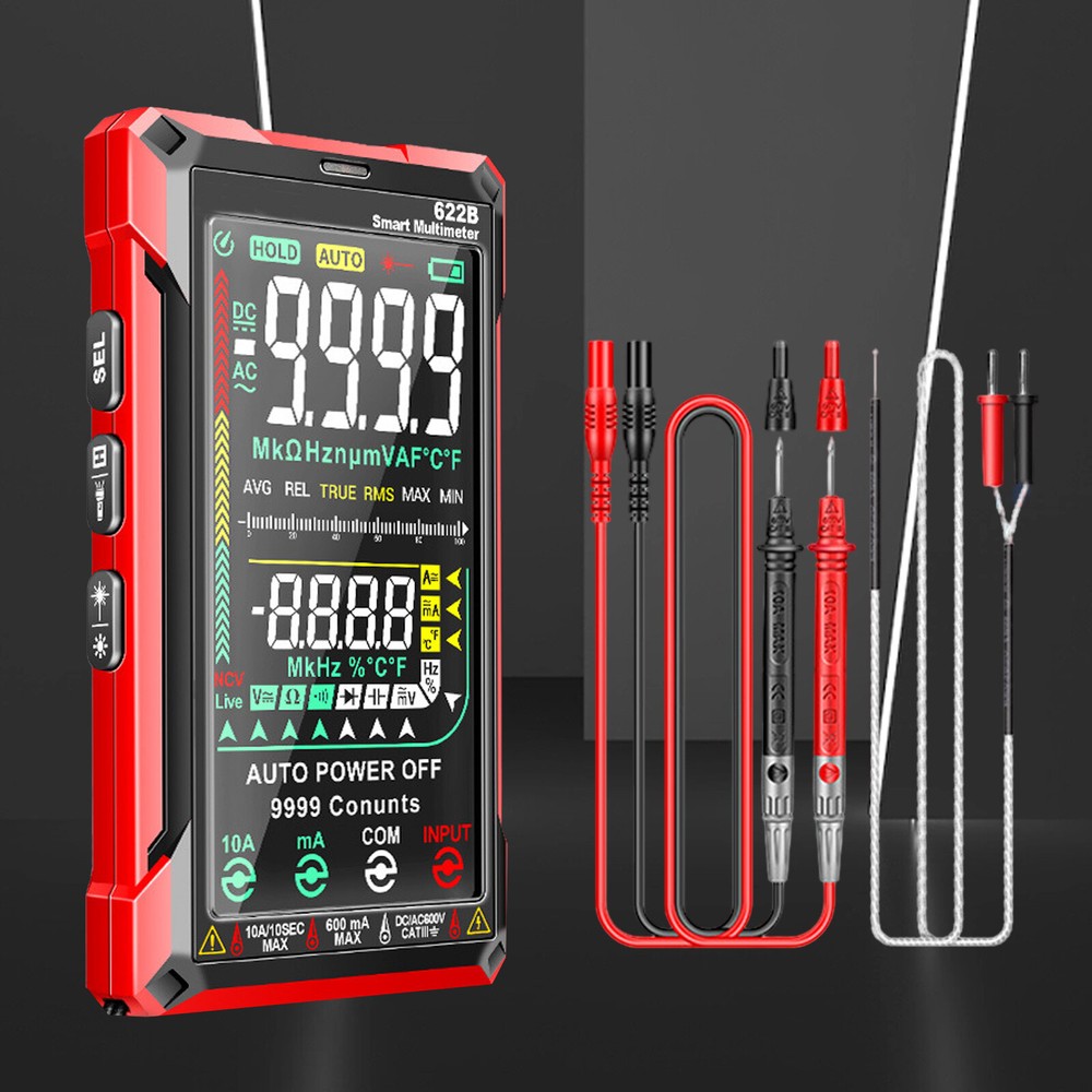 ANENG 622B Digital Touch Multimeter Auto Range True RMS AC DC Volt Current Meter