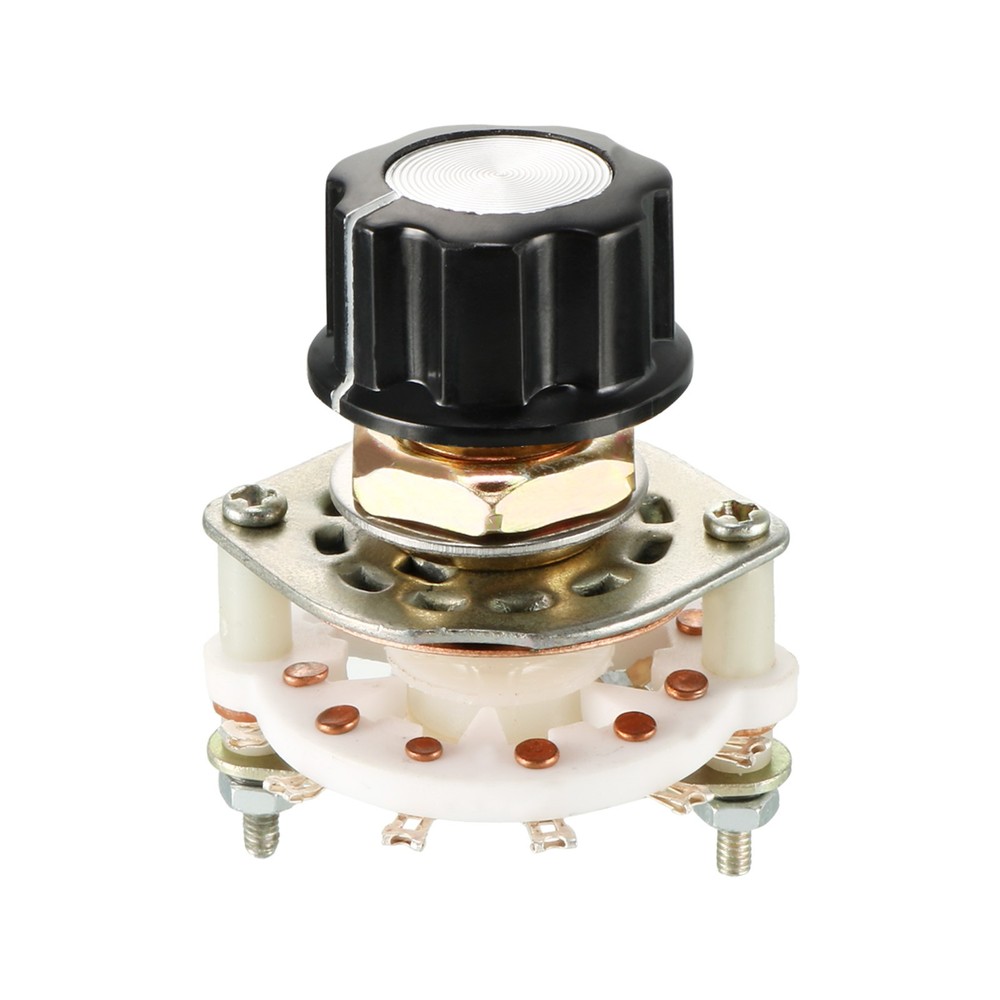 Band Selector Rotary Switch 1P7T Single Pole 7 Position 1 Deck