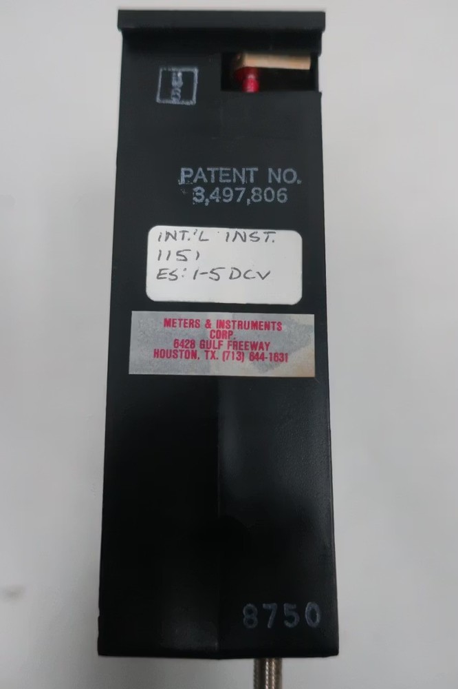 Cmi 1151 Blank Vertical Panel Meter