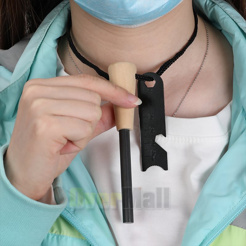 Magnesium Fire Starter with Striker, High Temp Magnesium Rod, Fire Starters Rod